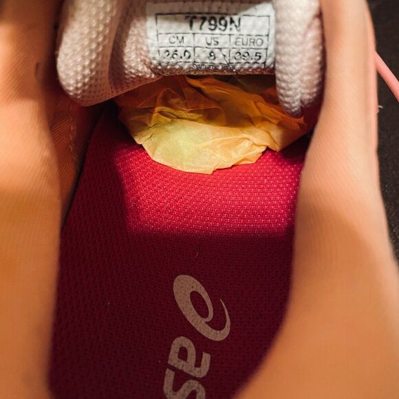 Fabulous Condition Asics Gel Kayano 24 Seashell Orange women's 8 US 39 EUR T799N - Picture 6 of 12